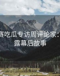 每日大赛吃瓜专访周评论家：数据泄露幕后故事